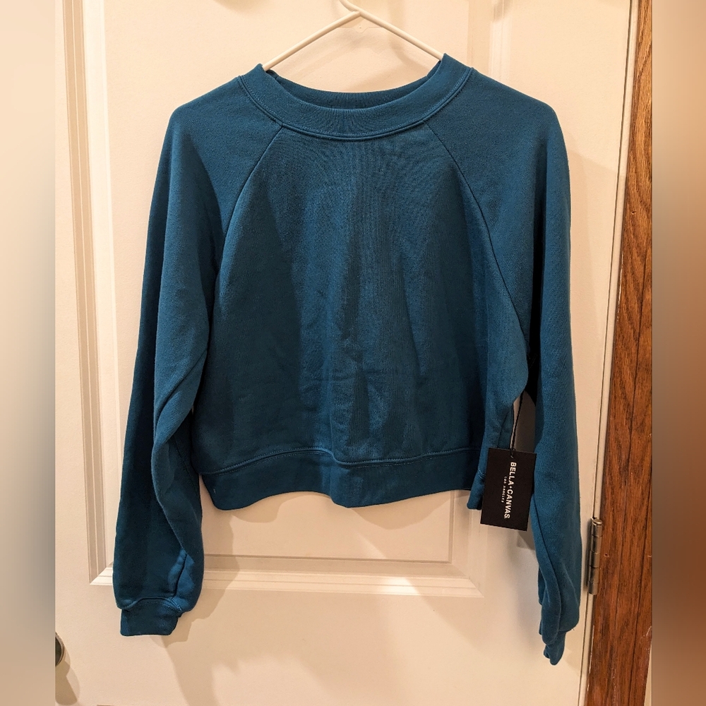 BELLA + CANVAS raglan sweatshirt S